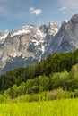 Mountain peaks near village Fusch an der GroÃÅ¸glocknerstrasse in Austria